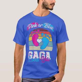 Frauen Rosa oder blaue Gaga Lieben Sie Geschlecht  T-Shirt