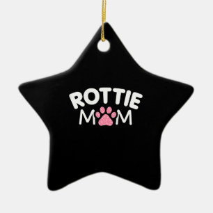 Frauen Rottie Mama Apparel Rottweiler Eigentümer L Keramik Ornament