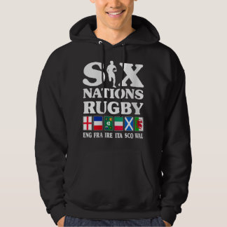 Frauen Rugby 6 Nationen England Frankreich Irland  Hoodie