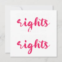 Frauen Ruhepunkte sind Menschenrechte Feministisch