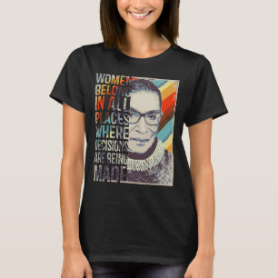 Frauen Ruth Bader Ginsburg RBG gehören in allen T-Shirt