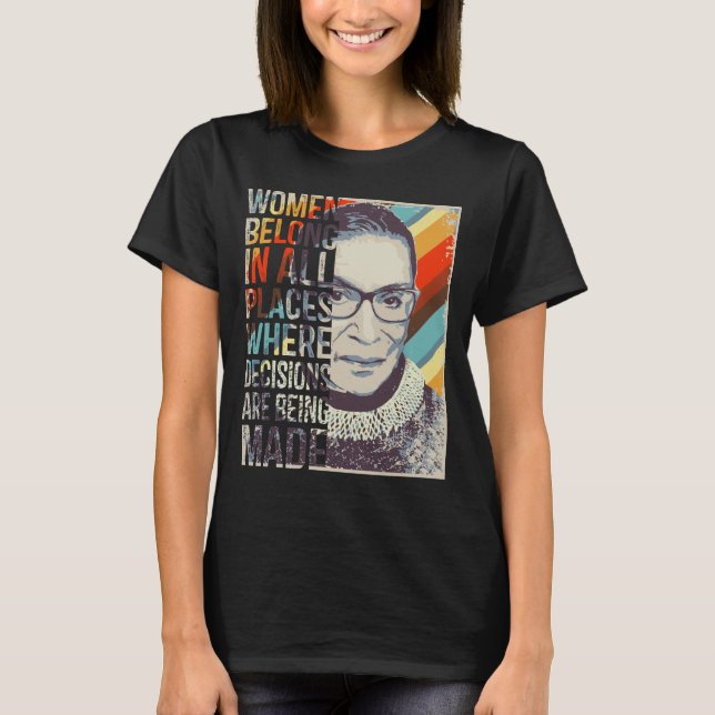 Frauen Ruth Bader Ginsburg RBG gehören in allen T-Shirt (Vorderseite)