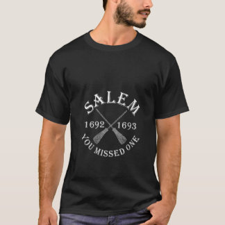 Frauen Salem Du hast eine Hexenprozess Besen V T-Shirt