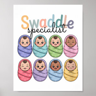 Frauen satteln Spezialisten für Niedliche Arbeit u Poster