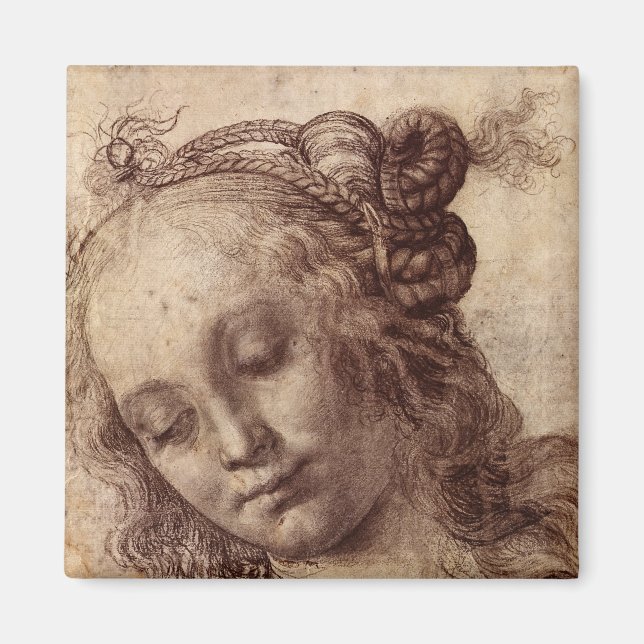 Frauen schauen nach unten magnet (Vorne)