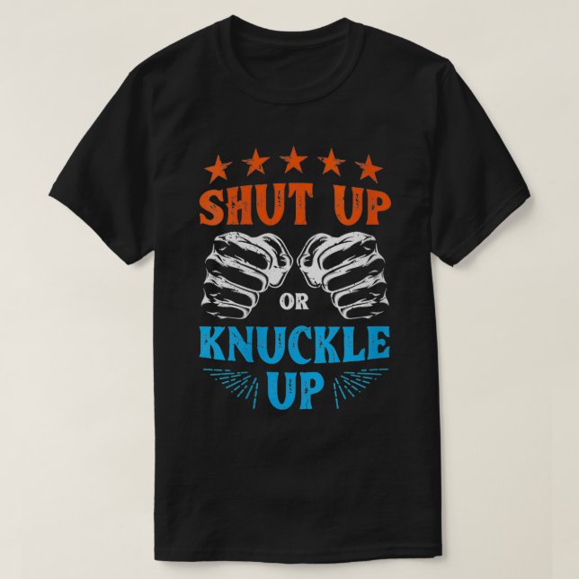 Frauen schmeißen oder knuckeln sich barknuckle boe T-Shirt (Design vorne)