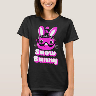 Frauen Schnee Sonniges Skifahren Snowboarden Anfän T-Shirt