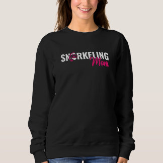 Frauen Schnorcheln Mama Taucherbrille Schnorcheln Sweatshirt