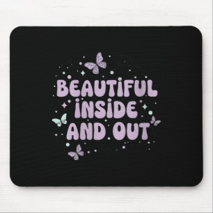 Frauen Schönes Innen- und Außen Niedlicher Schmett Mousepad