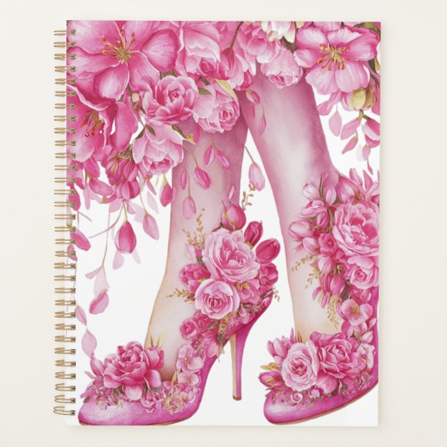 Frauen Schuhe mit Blume Planer (Vorderseite)