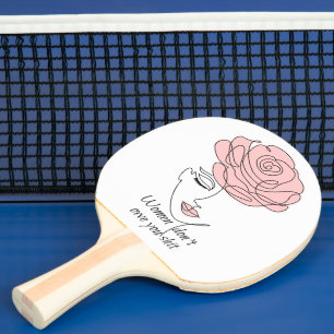 Frauen schulden dir kein Pong Paddel Tischtennis Schläger