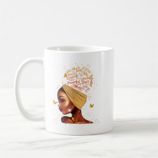 Frauen Schwarze Girl Magic Afro American Melanin N Kaffeetasse
