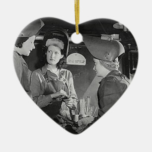 Frauen-Schweißer Keramik Ornament