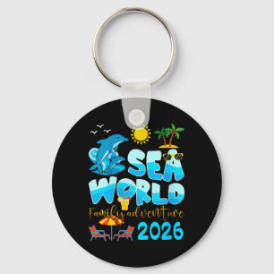 Frauen Sea World Familien-Abenteuer-Trip 2026 Stra Schlüsselanhänger