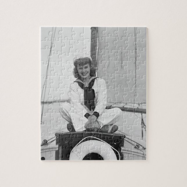 Frauen-Seemann Puzzle (Vertikal)