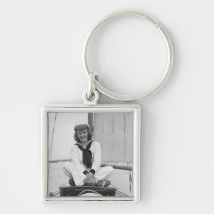 Frauen-Seemann Schlüsselanhänger