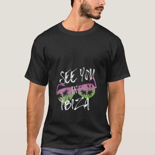 Frauen sehen Sie auf Ibiza Balearen Spanien Vac T-Shirt (Vorderseite)