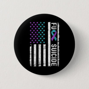 Frauen Selbstmordpräventionswoche Bewusstseinsmona Button