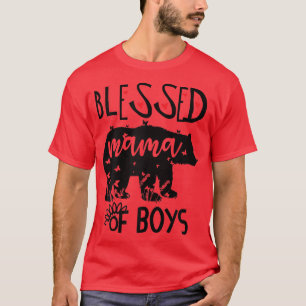 Frauen Selige Mama T Shirts, Mama Bären Shirt, das T-Shirt