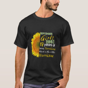 Frauen September Mädchen 2003 18. Geburtstag 18 Ja T-Shirt