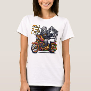 Frauen setzen sich für Freiheit für Motorräder ein T-Shirt