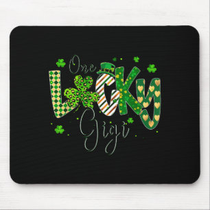 Frauen Shamrock ein Glück Gigi St. Patrick Tag Mousepad