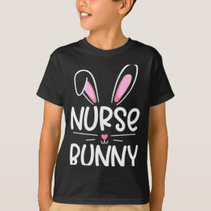 Frauen Shirt Krankenschwester Hase Frohen Ostertag