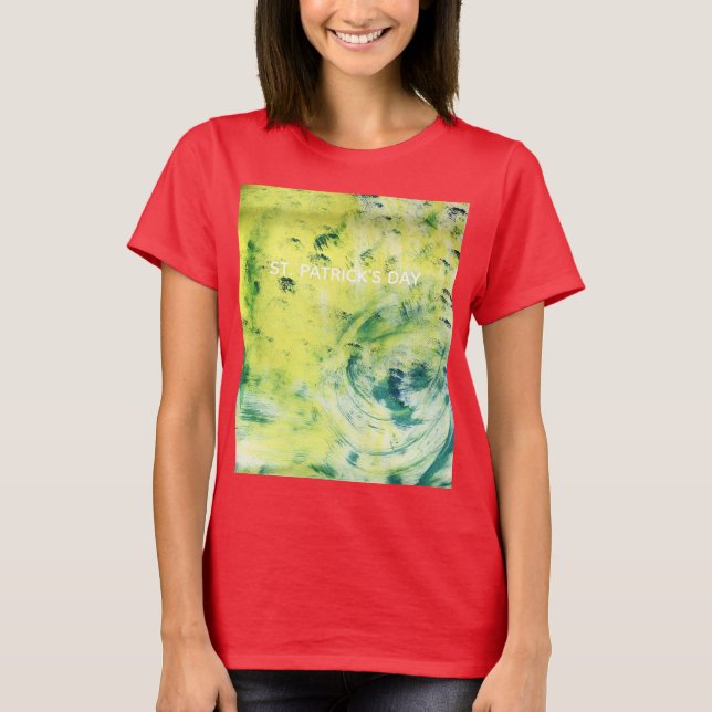 Frauen-Shirt zum St. Patrick's Day designed. T-Shirt (Vorderseite)