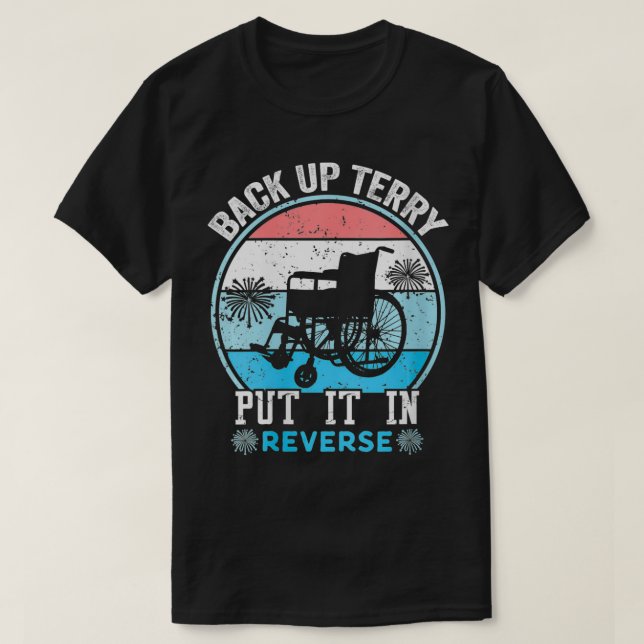 Frauen sichern Terry Back Up Terry Back It Up Terr T-Shirt (Design vorne)