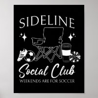 Frauen Sideline Social Club Fußball-Mama Spiel-Tag