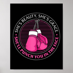 Frauen Sie ist Schönheit Sie ist Anmut Sie wird di Poster