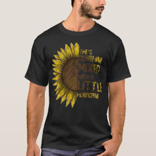 Frauen Sie ist Sunshine Mied Hurricane Sonnenblume T-Shirt