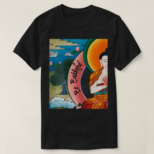 Frauen sind Buddhaful Buddha Kindness Chill Kind C T-Shirt (Design vorne)