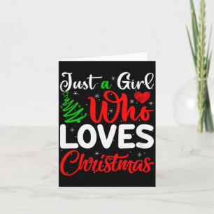 Frauen Sind Ein Mädchen, Das Weihnachten Liebt Lus Karte