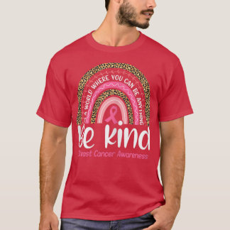 Frauen sind eine Kind-Brustkrebs-Bewusstsein Leopa T-Shirt