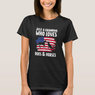 Frauen sind einfach Omas, die Hunde und Pferde lie T-Shirt