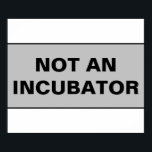 Frauen sind keine Inkubatorinnen Poster<br><div class="desc">Kein Inkubator. Die einfache Botschaft, dass Menschen mit Uterus keine Inkubatoren sind. Wir waren vielleicht mit einem Inkubator in uns geboren, aber wir sind keine Inkubatoren und wir sind nicht nur Inkubatoren. Menschen, die schwanger werden können, sind Menschen, nicht Inkubatoren. Die Kodifizierung von Roe sollte das Fundament der Gesundheitsrechte der...</div>