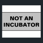Frauen sind keine Inkubatorinnen Poster<br><div class="desc">Kein Inkubator. Die einfache Botschaft, dass Menschen mit Uterus keine Inkubatoren sind. Wir waren vielleicht mit einem Inkubator in uns geboren, aber wir sind keine Inkubatoren und wir sind nicht nur Inkubatoren. Menschen, die schwanger werden können, sind Menschen, nicht Inkubatoren. Die Kodifizierung von Roe sollte das Fundament der Gesundheitsrechte der...</div>