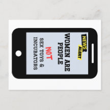 "Frauen sind Menschen", "KEINE Gründerinnen" Femin