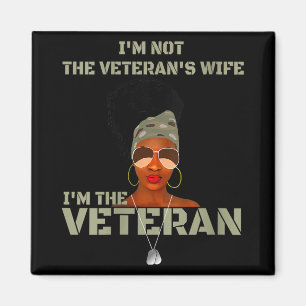 Frauen sind nicht die Veteranen Ehefrau Ich bin Ve Magnet