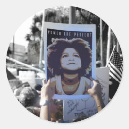 Frauen sind perfekte Aufkleber