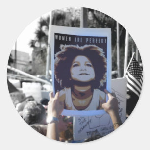 Frauen sind perfekte Aufkleber