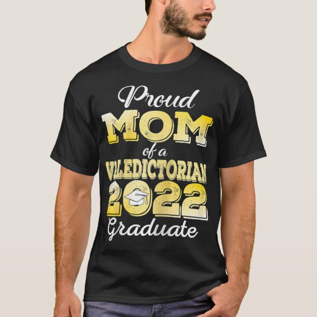 Frauen sind stolz auf die Mama eines valedictorian T-Shirt (Vorderseite)