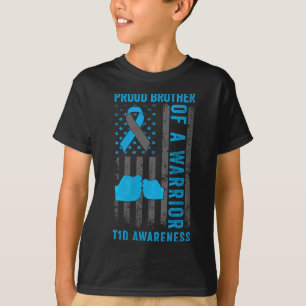 Frauen sind stolz, Bruder eines T1d Kriegers Typ 1 T-Shirt