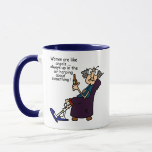 Frauen sind wie Engel Tasse