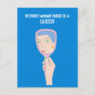 Frauen sind wunderbare Wesen Postkarte