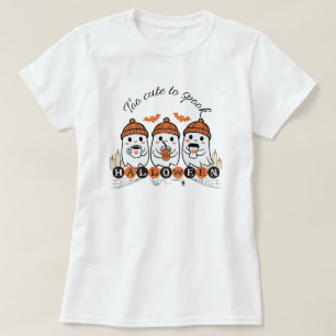 Frauen sind zu Niedlich, Halloween-Geist-T - Shirt