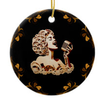 Frauen singen Papier Kunsthandwerk