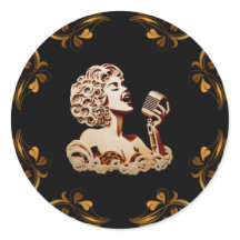 Frauen singen Papier Kunsthandwerk