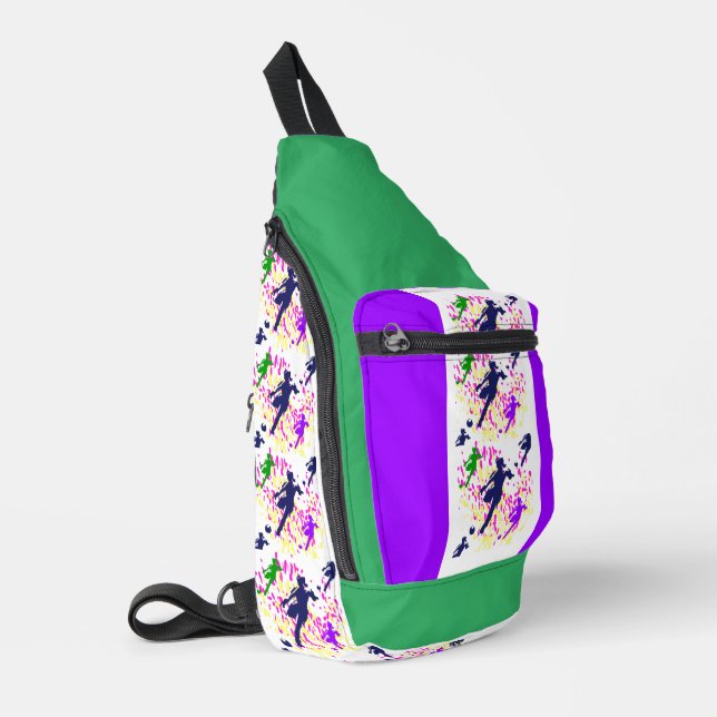 FRAUEN SOCCER CROSSBODY BAG (Linke Seite)